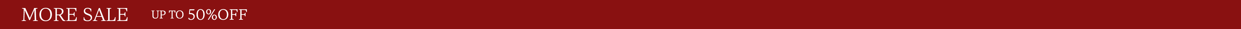 UP TO 50% OFF SUMMER SALE