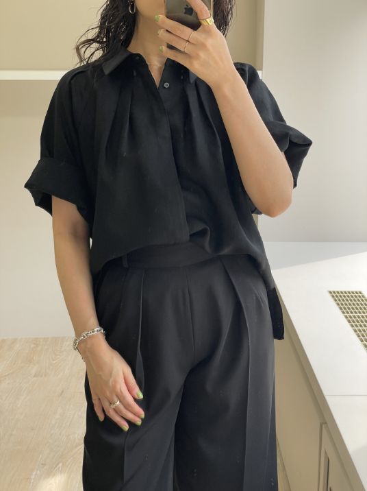 washable Vneck knt best/sustainable easy pants