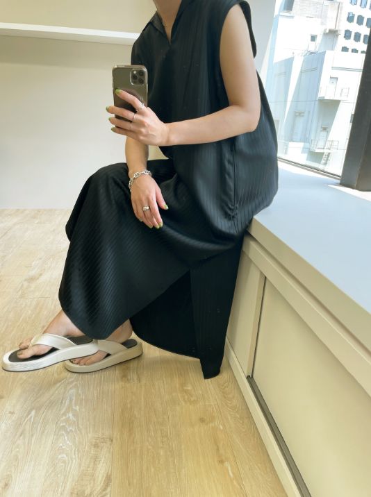 construction pattern satin one piece