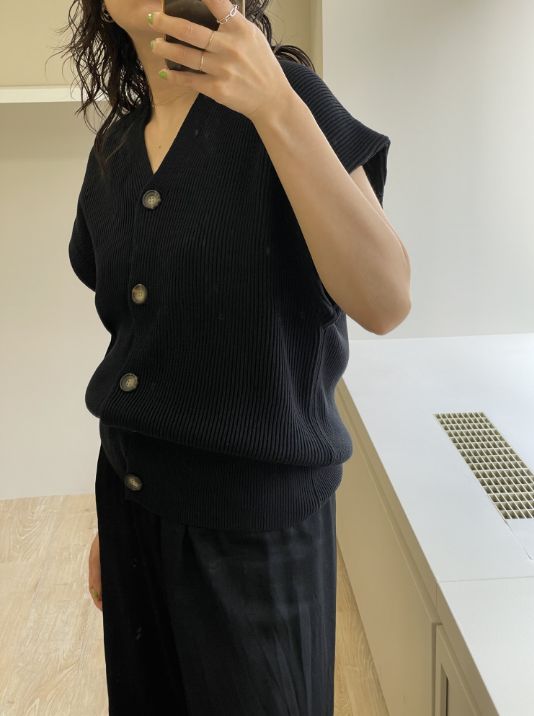 washable Vneck knt best/sustainable easy pants