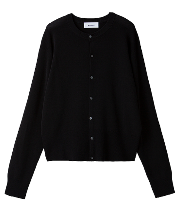 Washable compact knit cardigan