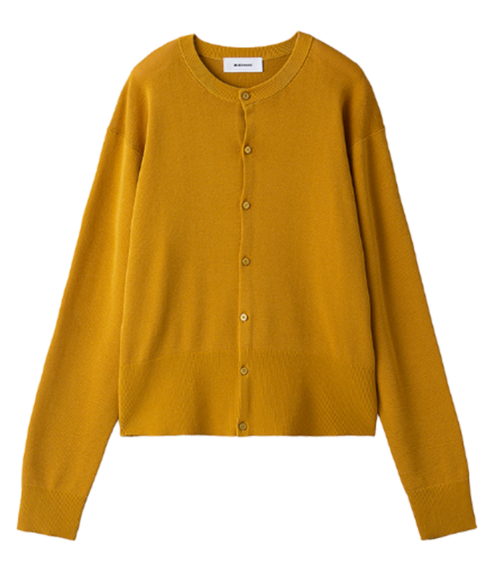 Washable compact knit cardigan
