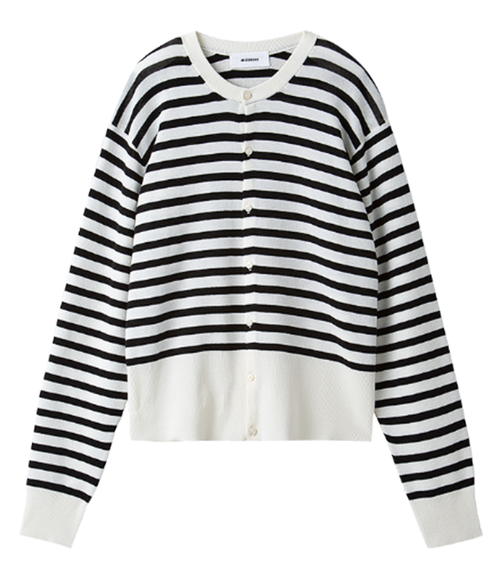 Washable compact knit cardigan
