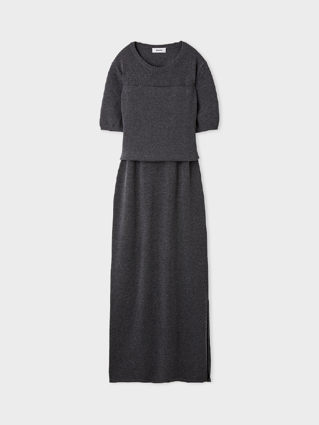 GRAY KNIT Dress
