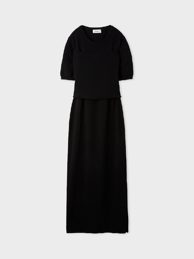 BLACK KNIT Dress