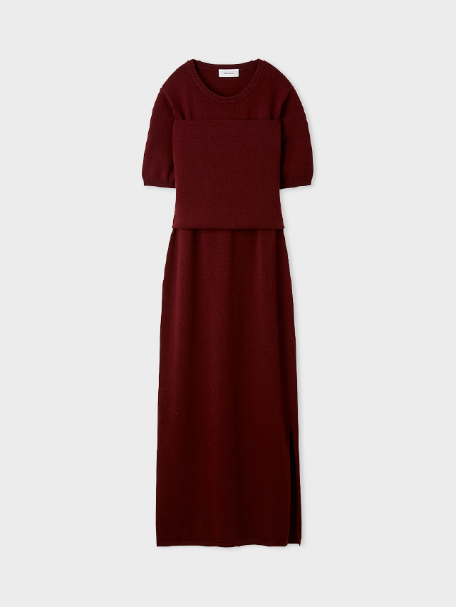 RED KNIT Dress